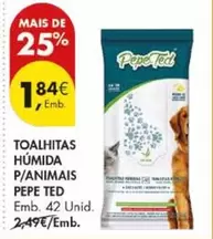 Toalhitas Humida P/ Animais