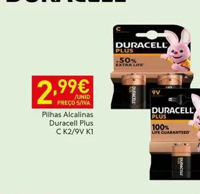 Duracell - Pilhas Alcalinas Plus