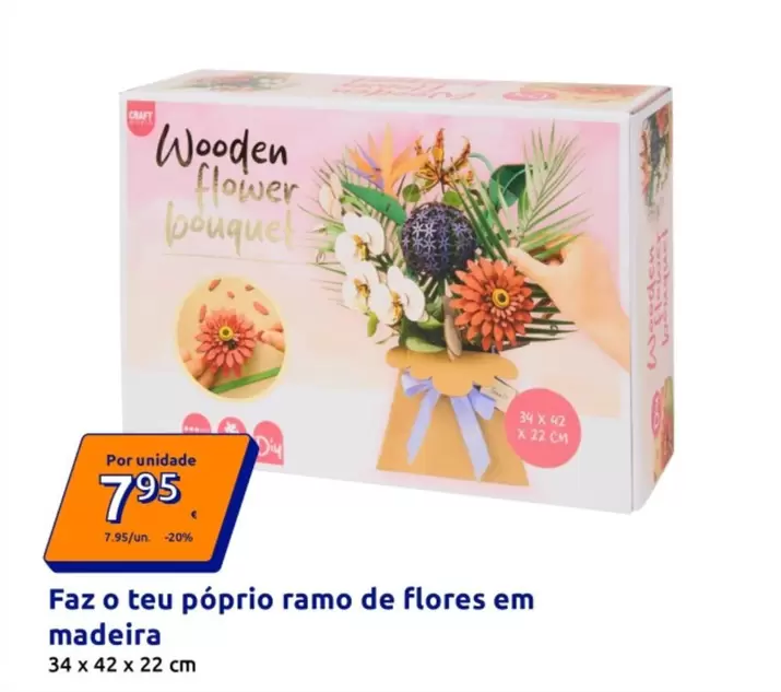 Faz O Teu Póprio Ramo De Flores Em Madeira