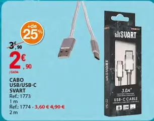 Cabo Usb/usb-c