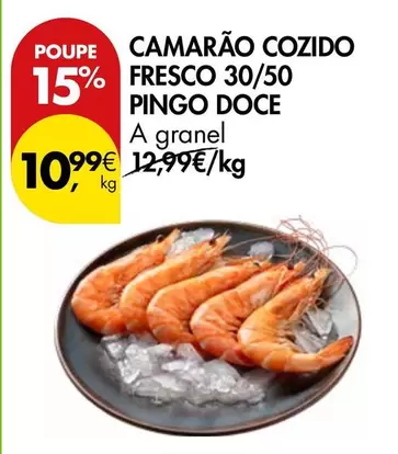 pingo doce - Camarão Cozido Fresco 30/50