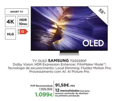 Samsung - Tv Oled Tq55s90f