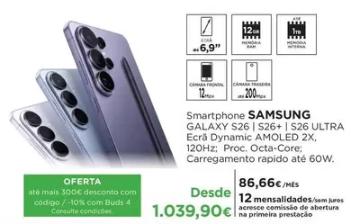 Samsung - Smartphone Galaxy S26 | S26 Ultra