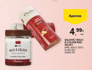 Salame/ Bolo A Colher Red Velvet