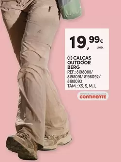 Continente - Calças Outdoor Berg