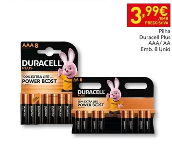 Duracell - Pilha  Plus Aaa/aaa