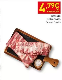 Tiras De Entrecosto Porco Preto