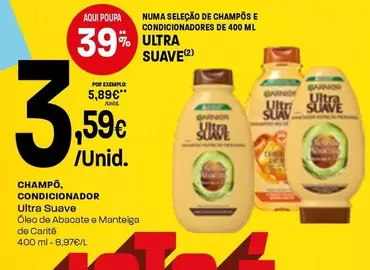 Garnier - Ultra Suave Champô/Condicionador 