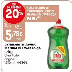Fairy - Detergente Líquido Manual P/Lavar Loica