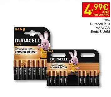 Duracell - Pilha  Plus Aaa/aaa