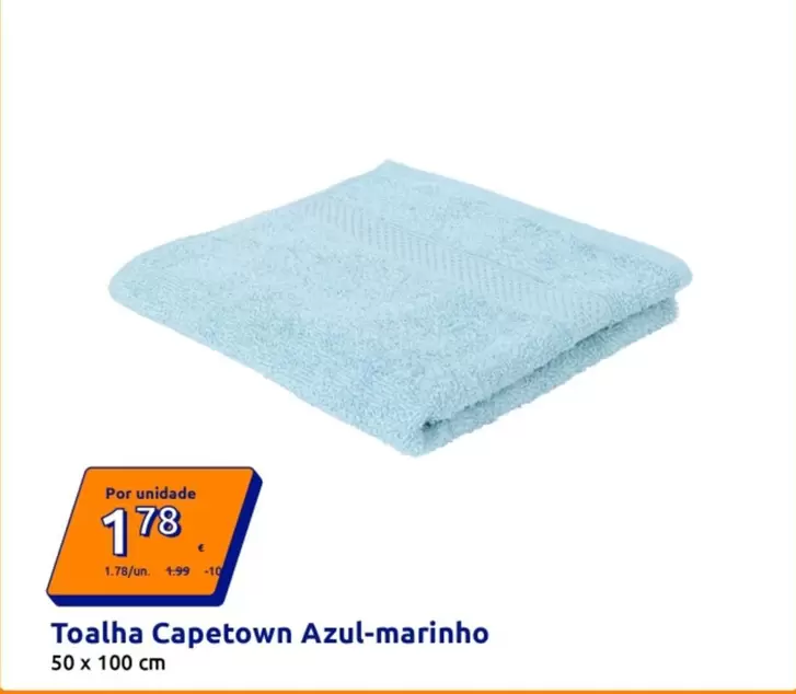 Toalha Capetown Azul-Marinho