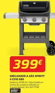 A+ - Grelhador A Gas Spirit II E310 Gbs