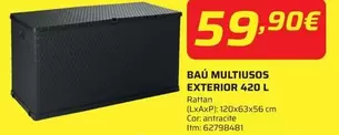 Baú Multiusos Exterior 420 L