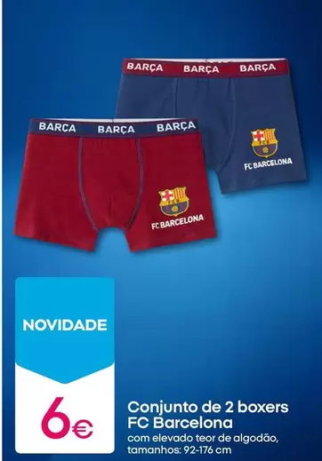.Com - Conjunto de 2 boxers Fc Barcelona
