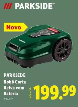 parkside - Robot Corta Relva Com Bateria