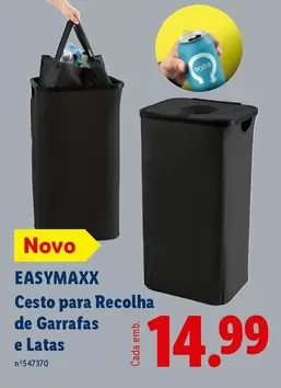 Cesto Para Recolha De Garrafas E Latas