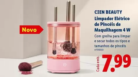 Cien - Limpiador Elétrico De Pincés De Maquilhagem