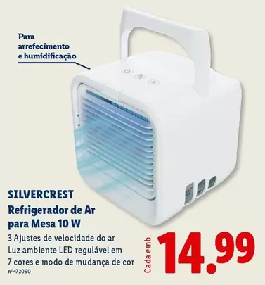 silvercrest - Refrigerador De Ar Para Mesa 10 W
