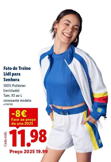Lidl - Fato De Treino Lid Para Senhora