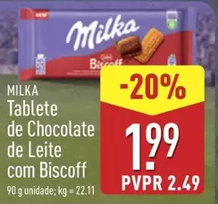 Milka - Tablete De Chocolate De Leite Com Biscoff
