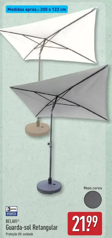 Guarda-sol Retangular