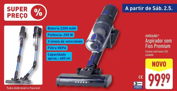 A+ - Aspirador Sem Fós Premium