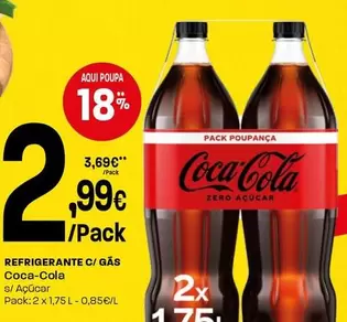 Coca Cola - Refrigerante C/ Gas