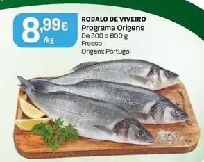 Programa Origens - Robalo De Viveiro