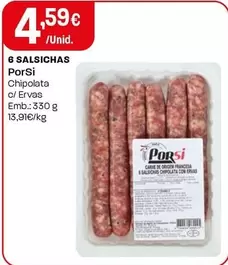 Porsi - 6 Salchichas