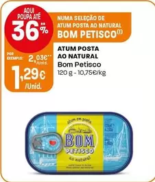 Bom Petisco - Atum Posta Ao Natural