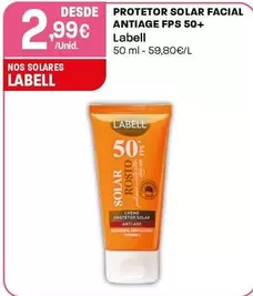Labell - Protetor Solar Facial Antiage FPS 50+