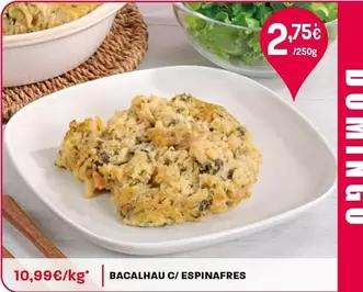 Bacalhau C/ Espinafres