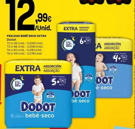 Dodot - Fraldas Bebe Seco Extra