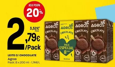 Agros - Leite C/ Chocolate