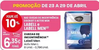 Labell - Cuecas De Incontinencia Men