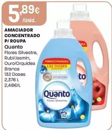 Quanto - Amaciador Concentrado P/ Roupa