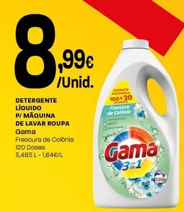 Gama - Detergente Liquido P/ Maquina De Lavar Roupa