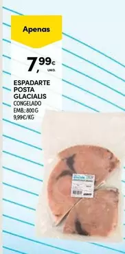 Espadarte Posta Glactais Congelado Ems.800g