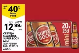 Mini - Cerveja C/alcool Super Bock