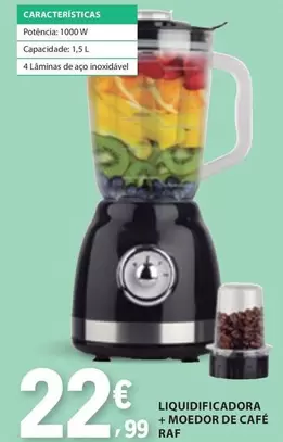 Liquidificadora + Moedor De Cafe Raf