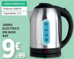 Jarro Eléctrico Em Inox Raf