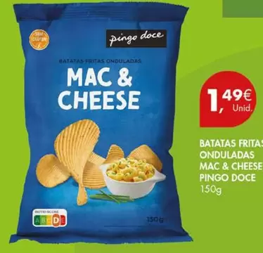 pingo doce - Batatas Frita Onduladas Mac & Cheese