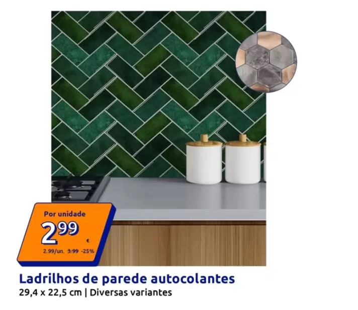 Ladrilhos De Parede Autocolantes