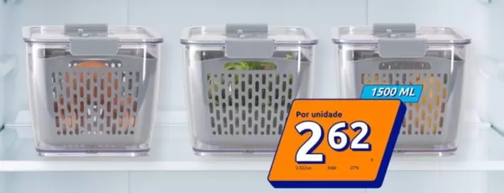 Recipiente De Conservação Para Frigorifico