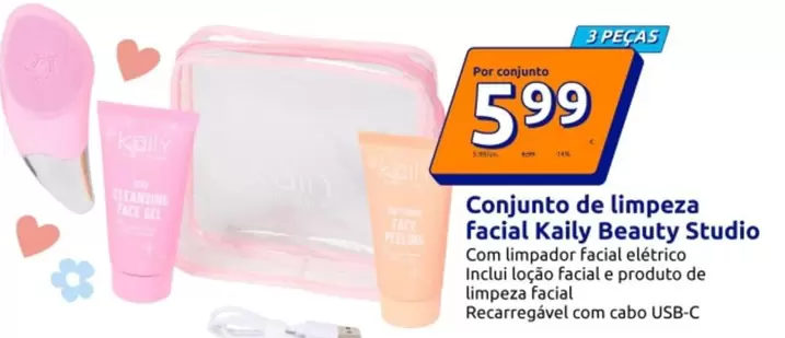 Kaily - Conjunto De Limpeza Facial Beauty Studio