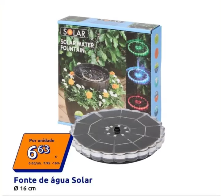 Fonte De Água Solar
