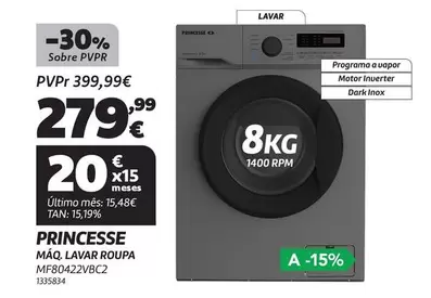 Princesse - Maq Lavar Roupa MF80422VBC2