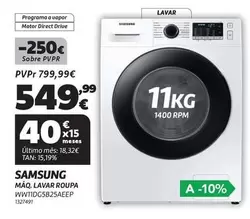 Samsung - Maq. Lavar Roupa WW11DG5B25AEEP