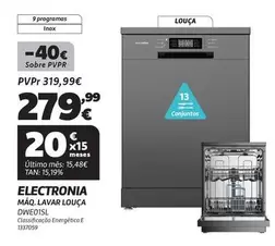 Electronia - Maq. Lavar Louça DWE01SL
