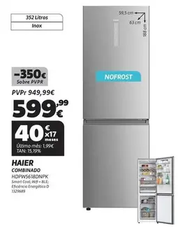 Haier - Combinado HDPW5618DNPK